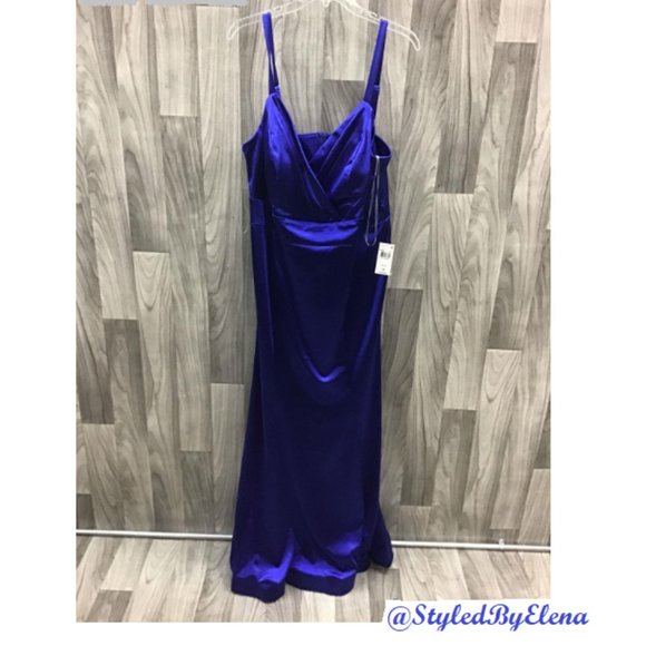 Macy's Royal Blue Dress (Size 18) - Picture 4 of 17